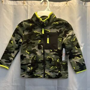 Jumping Beans Camouflage Fleece with Neon Highlights